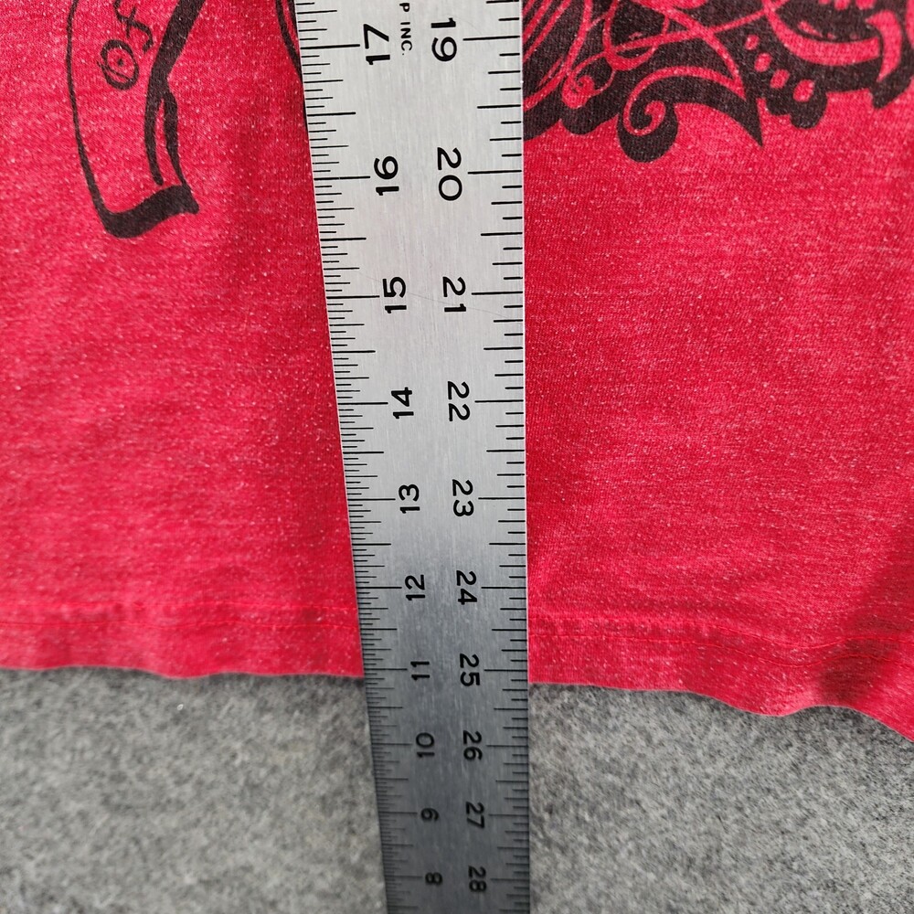 Hurley Shirt Mens Medium Short Sleeve Red Logo - Picture 5 of 5